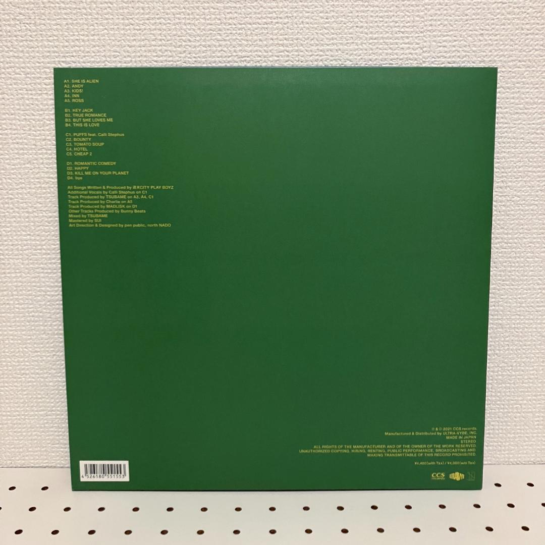 週末CITY PLAY BOYZ「SHE IS ALIEN」2LPレコード