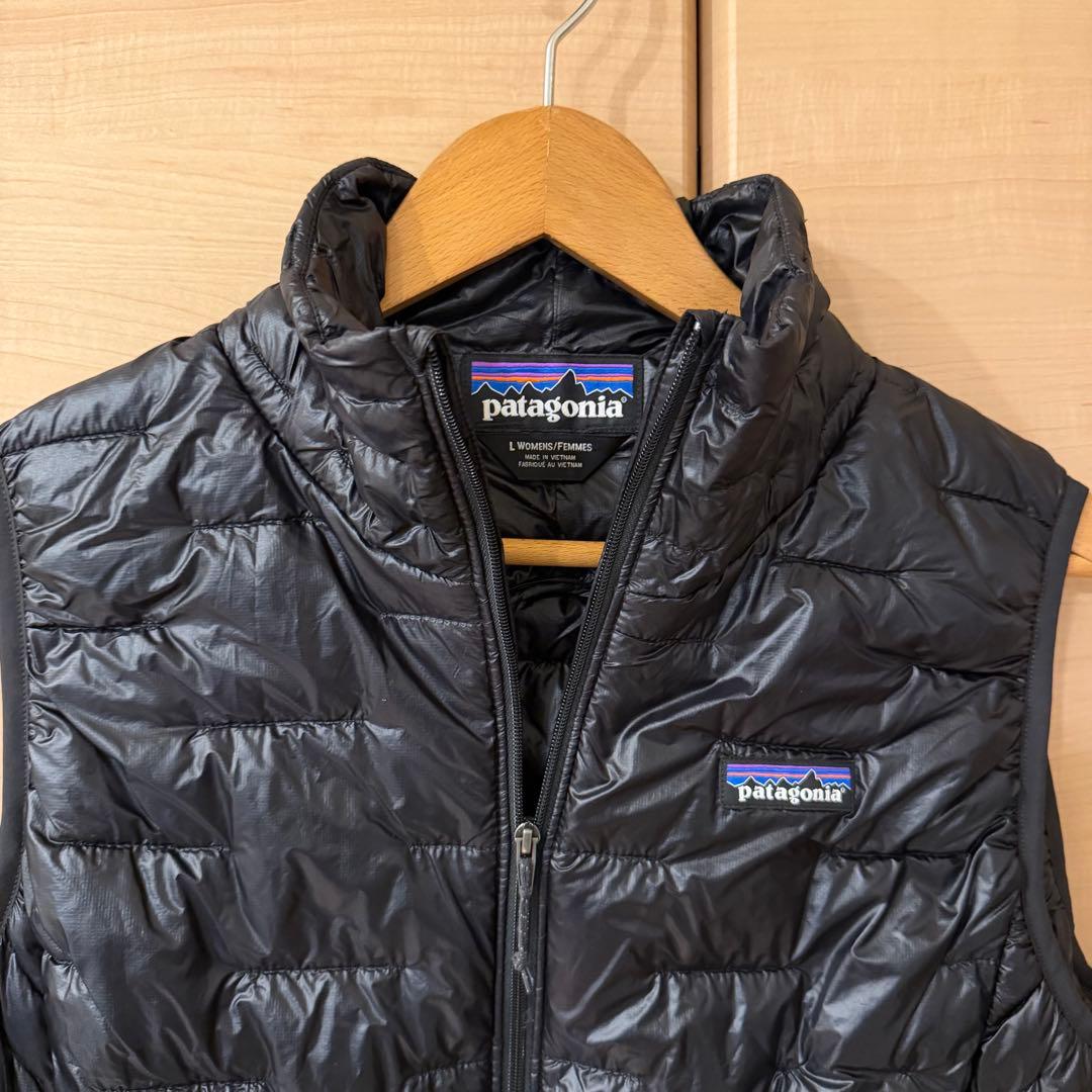 未使用 ブラック patagonia micro puff vest