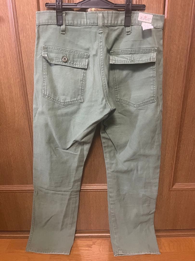 USA製 adbe ベイカーパンツ W33L32 カーキ 90s y2k
