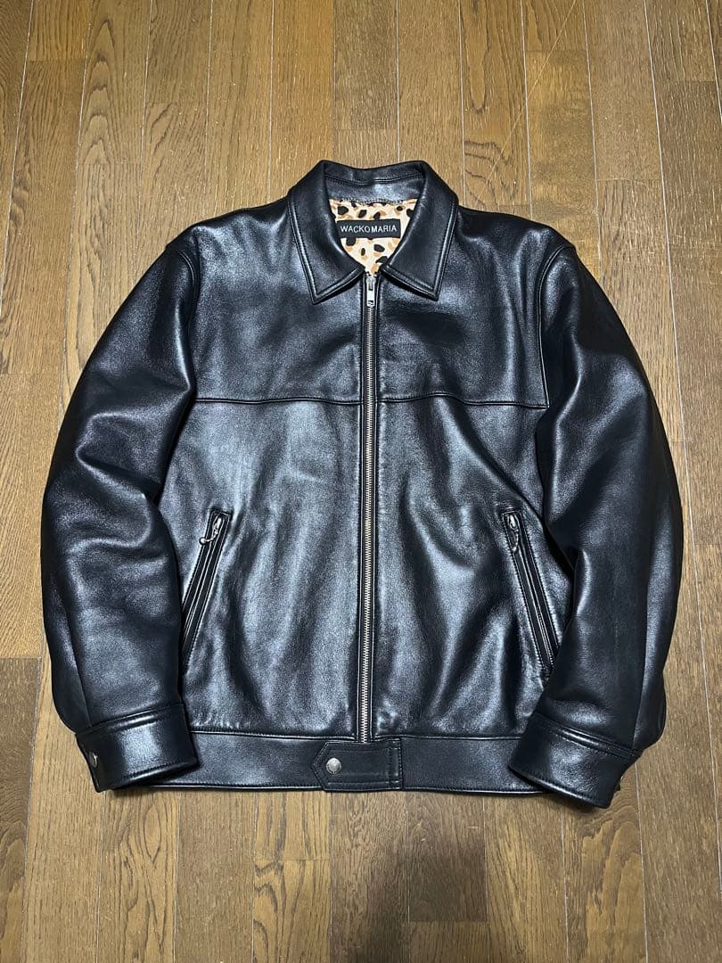 WACKO MARIA レザー　ライダース　トラッカー　ジャケット