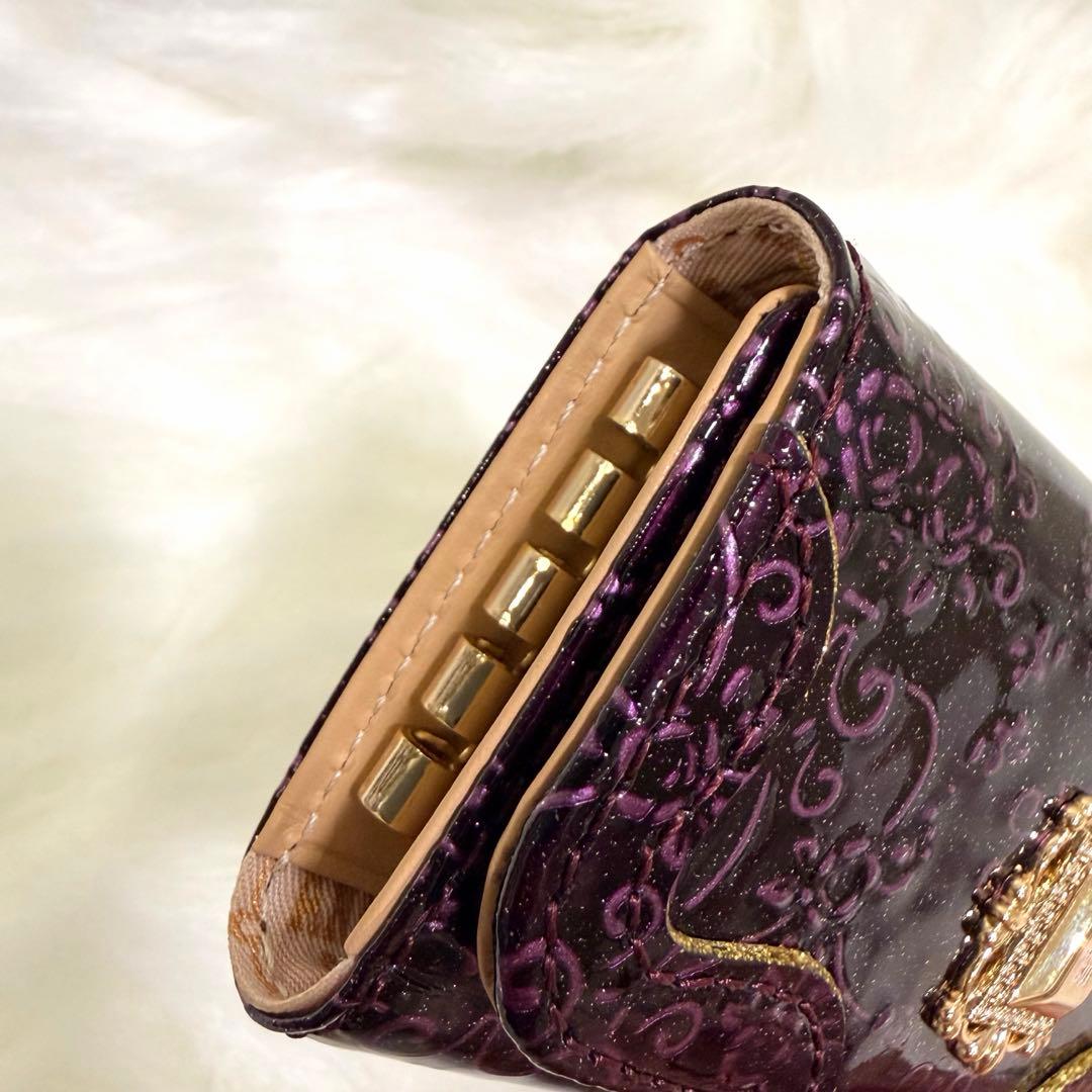 【新品未使用】ANNA SUI アナスイ ルーミー キーケース パープル