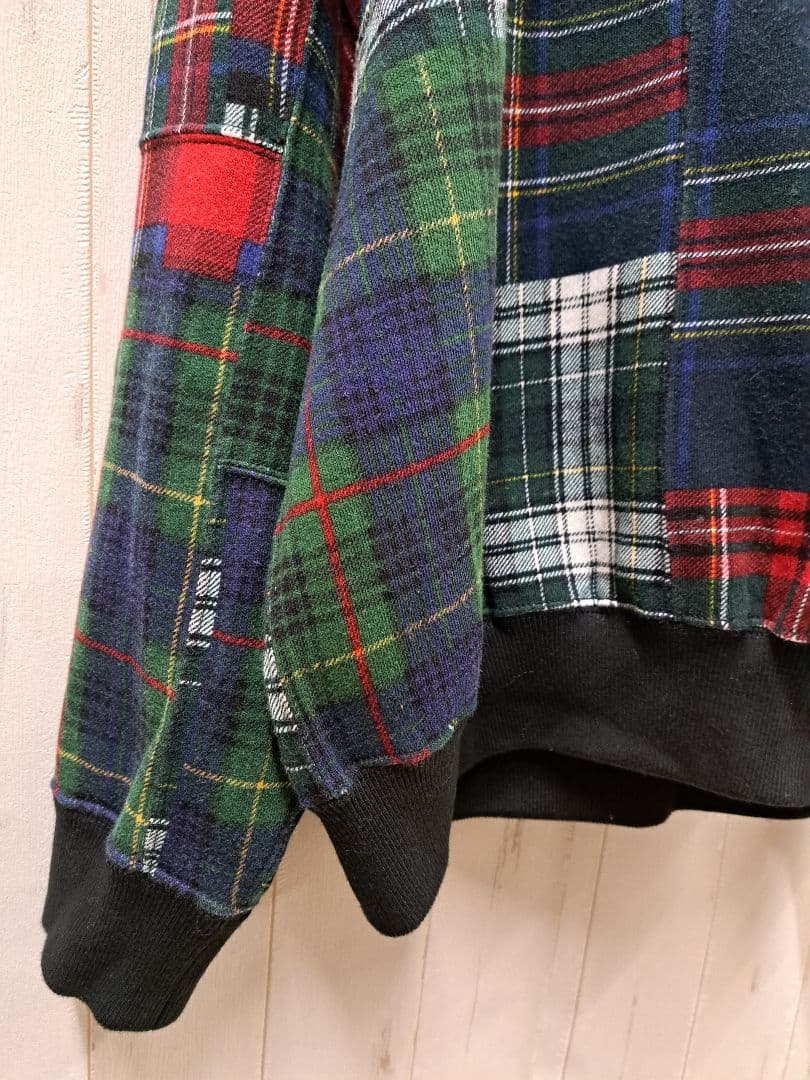 POLO RALPH LAUREN パッチワーク スウェットパーカー