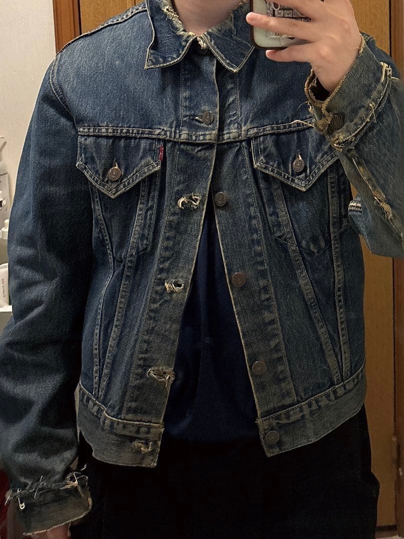 Levi's 3rd 557xx 60s レインボーステッチ 均等V bigE