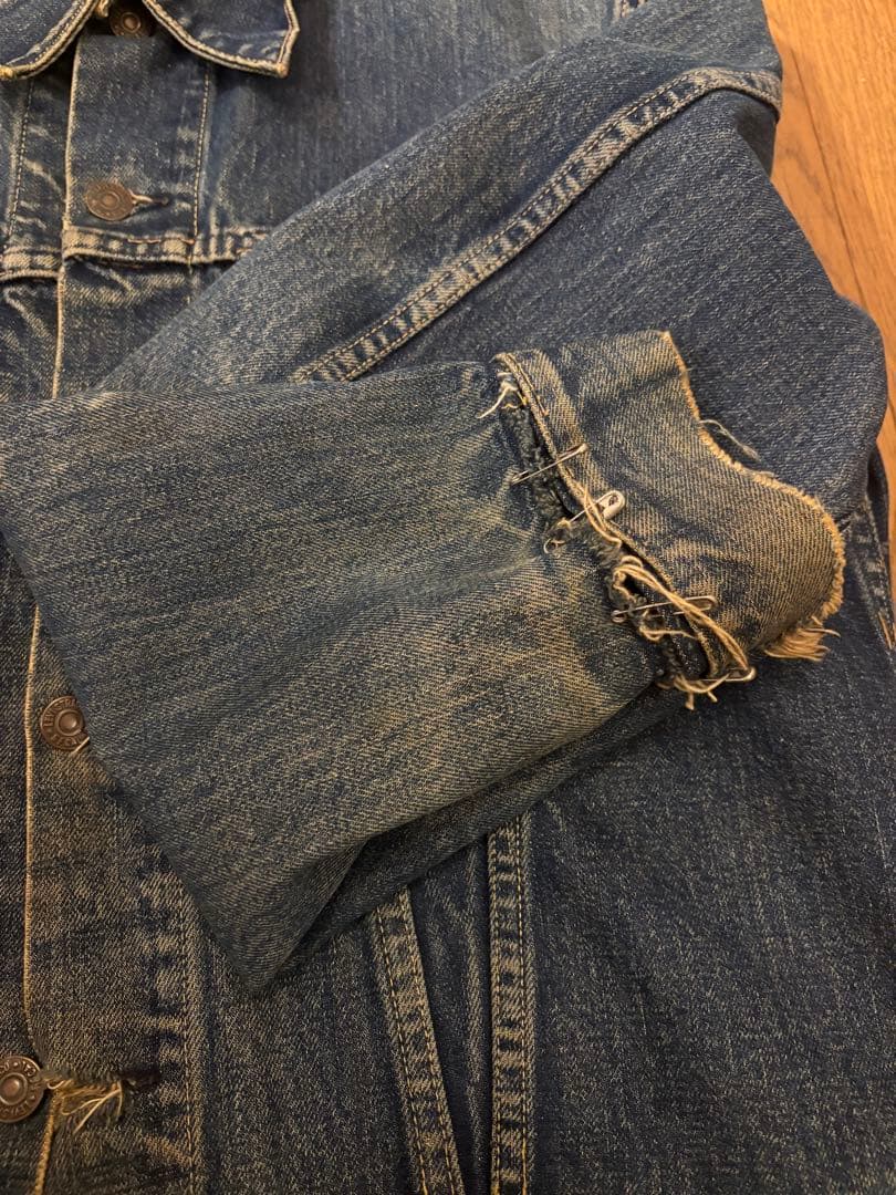Levi's 3rd 557xx 60s レインボーステッチ 均等V bigE