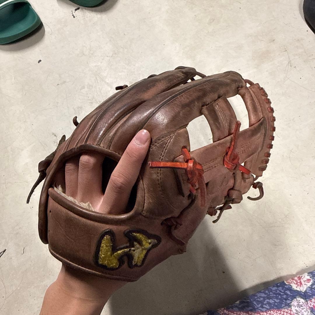 ブラウン レザー 野球グローブ