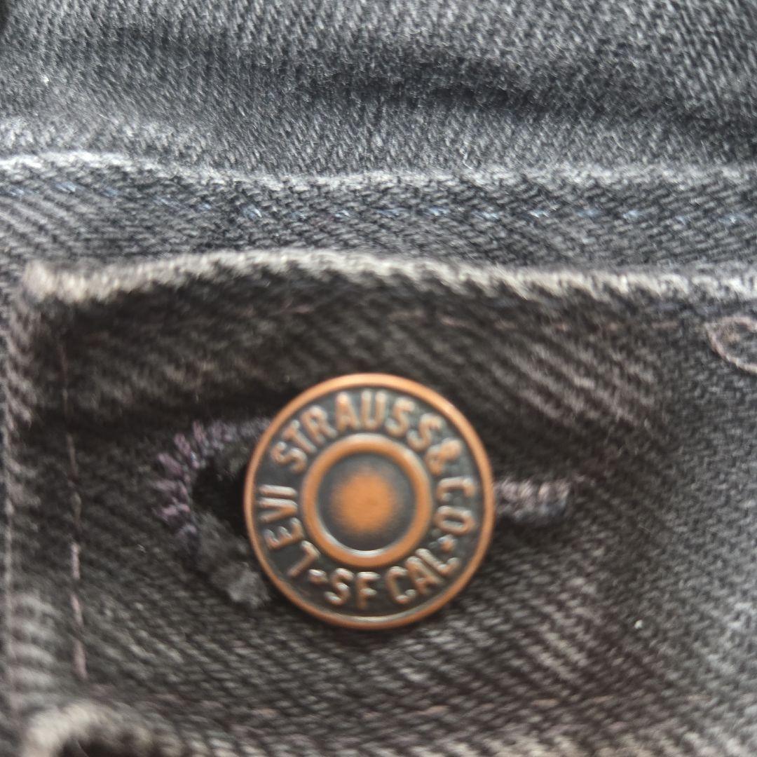 90s Levi's　ブラックデニムジャケット　70598 デカパッチ