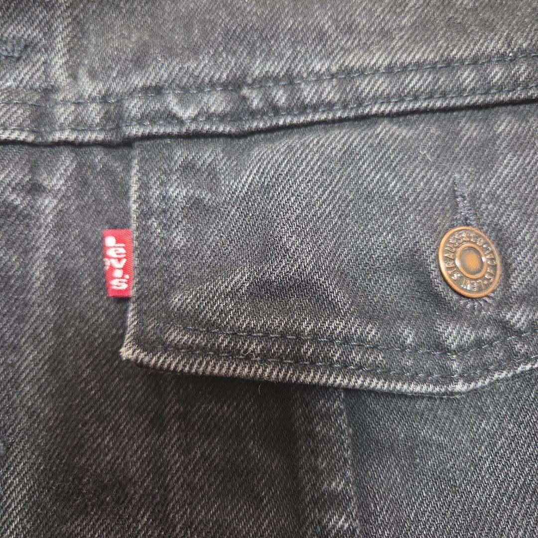 90s Levi's　ブラックデニムジャケット　70598 デカパッチ