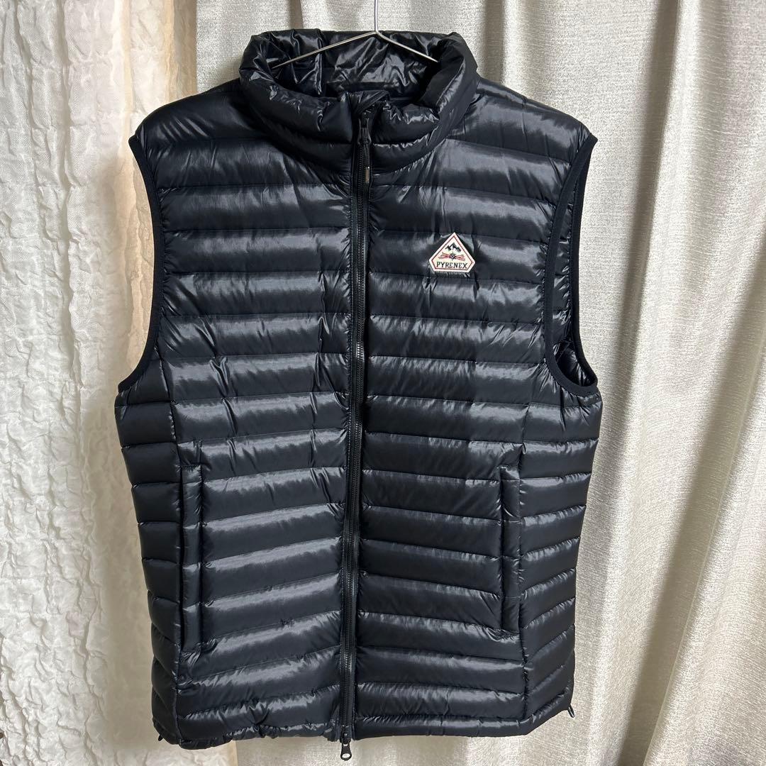 PYRENEX ブラック ダウンベスト美品M