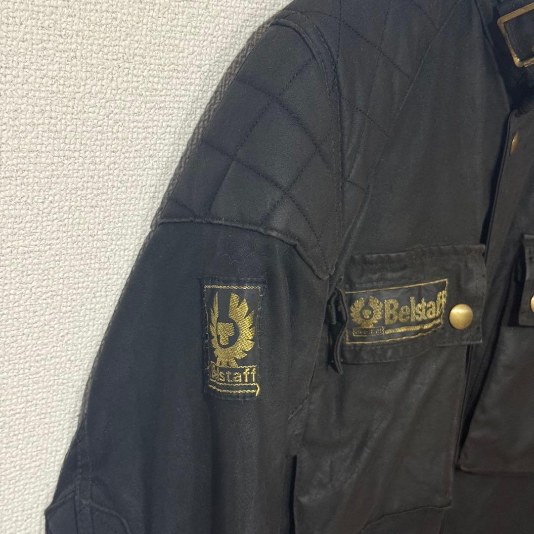 60〜70s 英国製 ベルスタッフ トライアルマスター オイルジャケットUK38