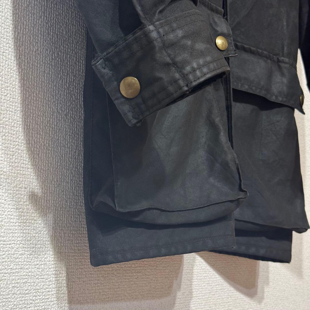 60〜70s 英国製 ベルスタッフ トライアルマスター オイルジャケットUK38