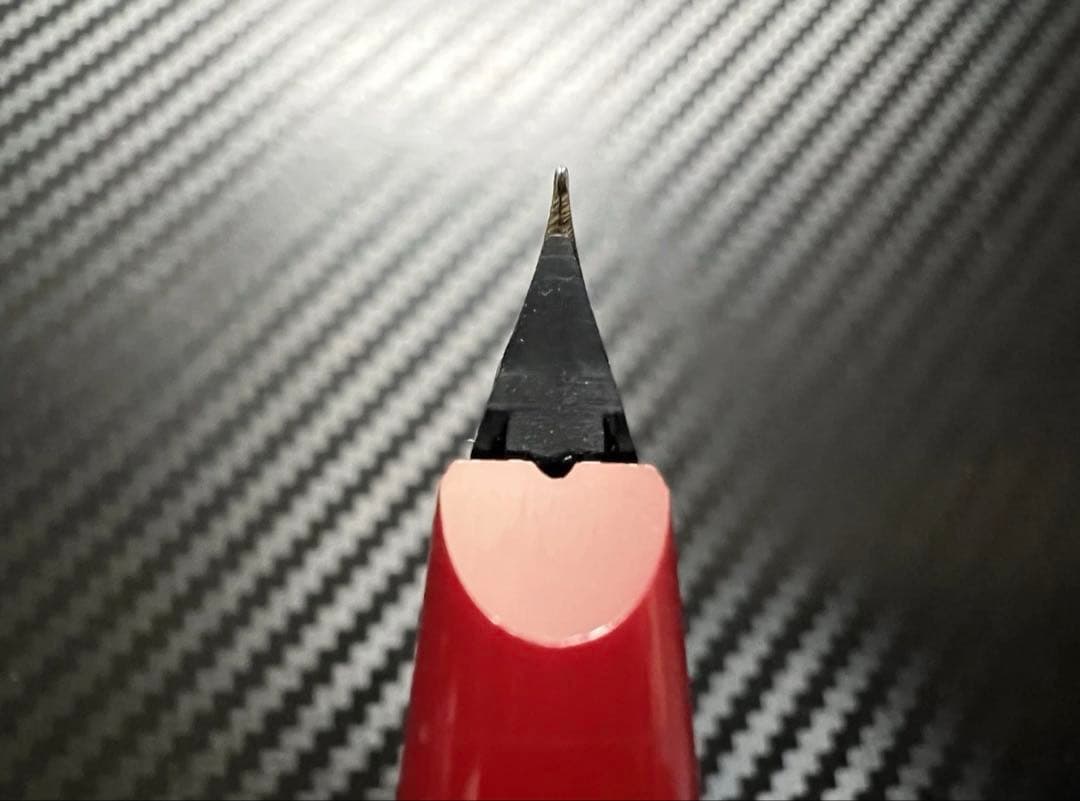美品 モンブラン ジェネレーション 万年筆 レッド EF 極細字