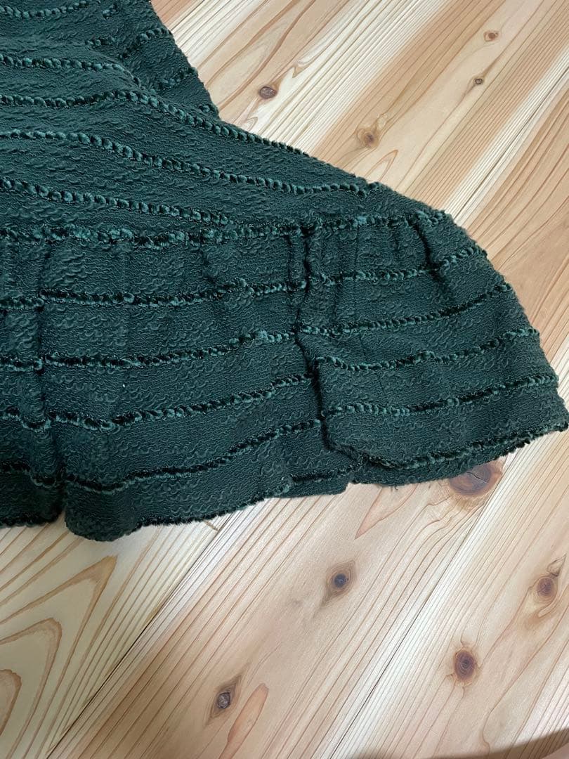 Ameri アメリ　LUXURY BALLON HEM CUT DRESS
