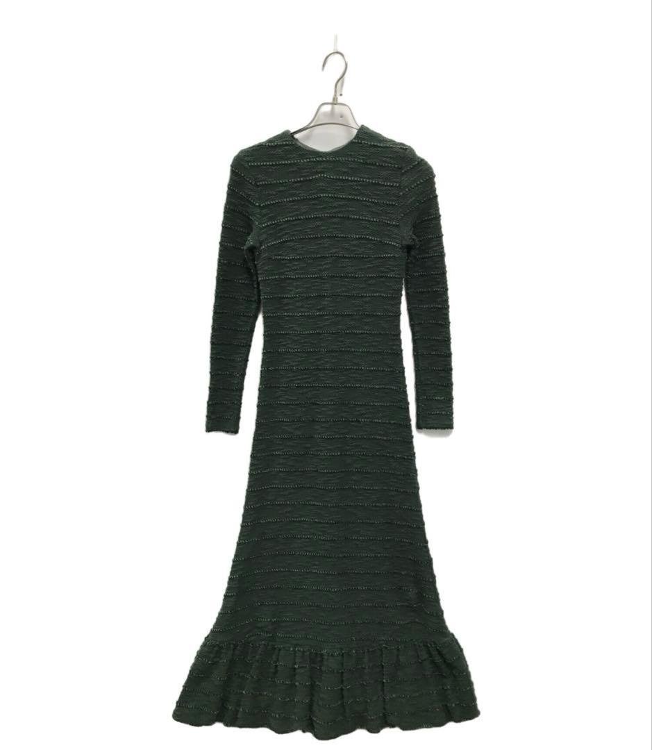 Ameri アメリ　LUXURY BALLON HEM CUT DRESS