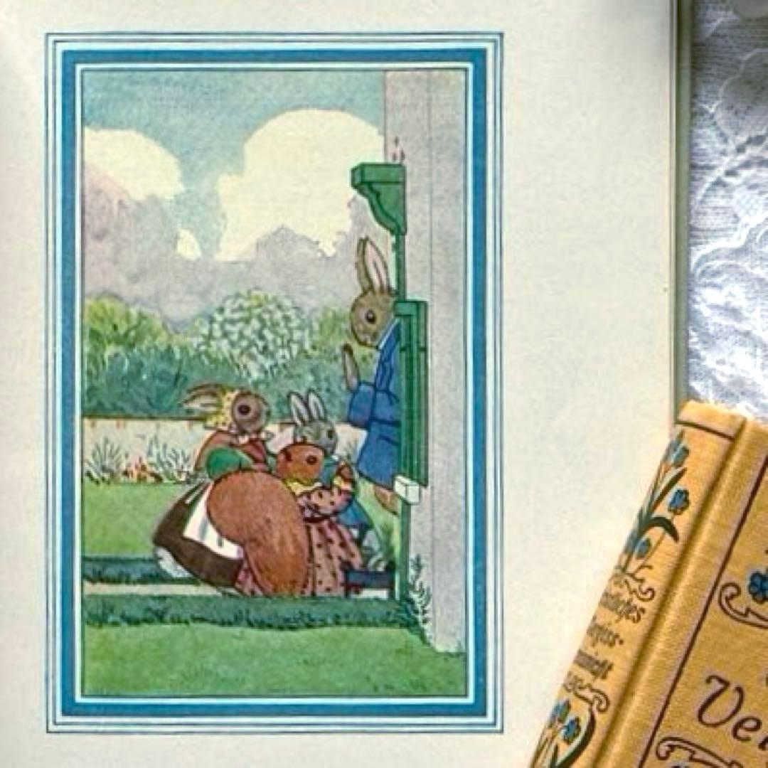 RV39 洋書古書 イギリスヴィンテージ絵本 リトルグレイラビット ①