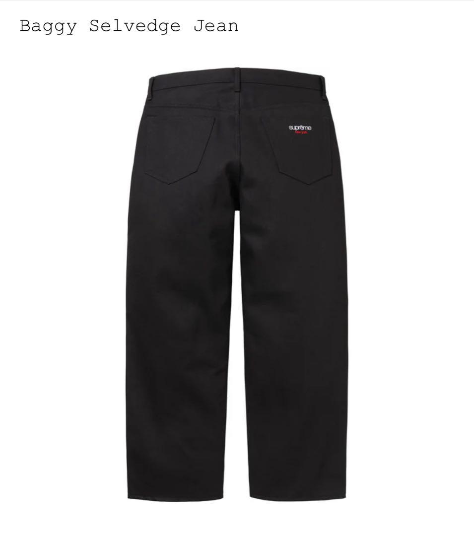パンツ Supreme 25FW Baggy Jean Rigid Black 34 L