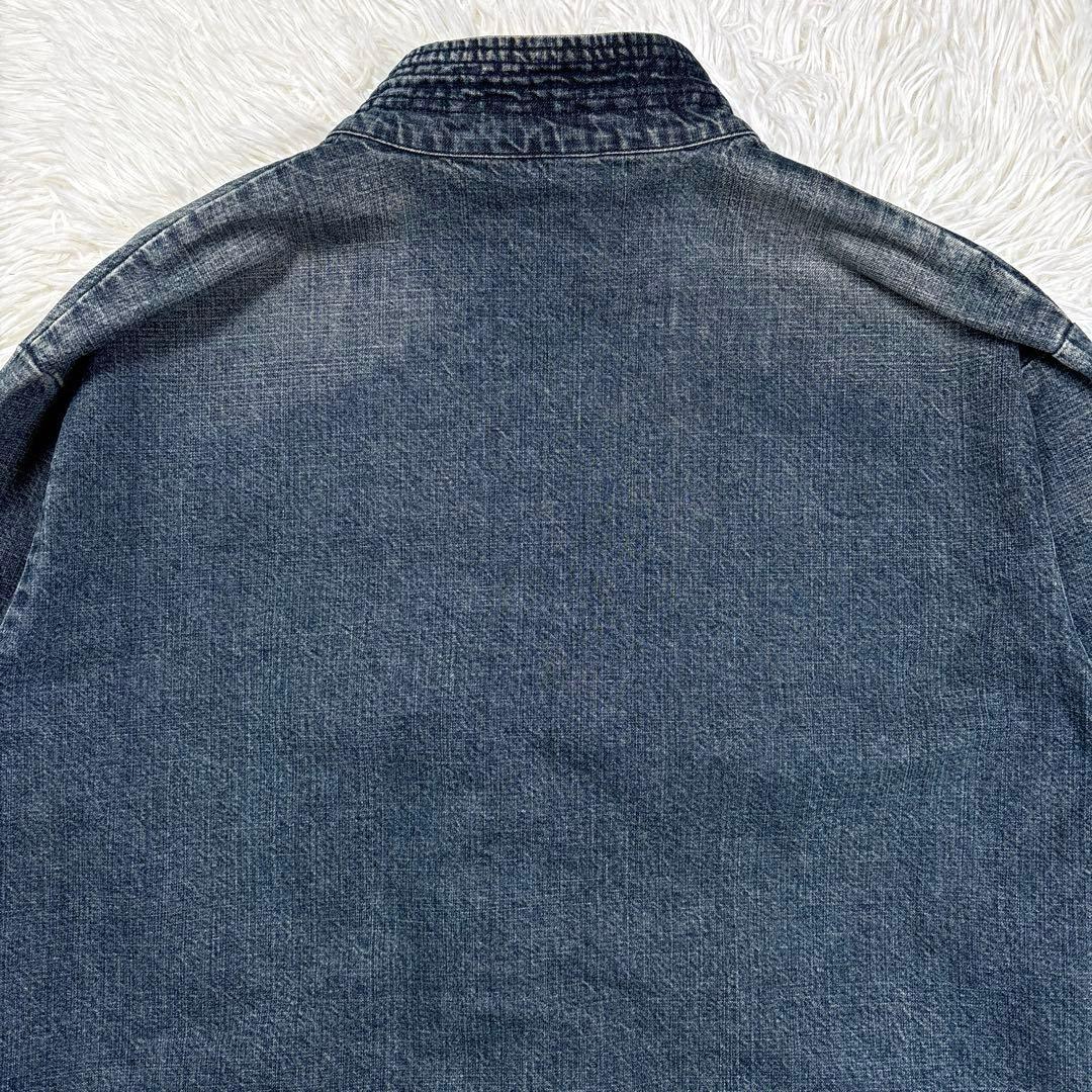 ✨希少・名作・00s✨アーペーセー　デニム　チャイナジャケット　USED加工　1