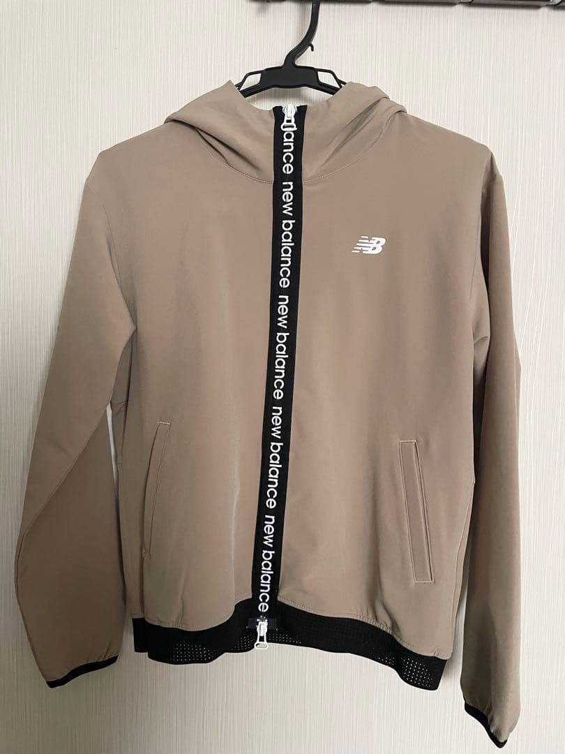 New Balance レディースジャケット サイズ0 ベージュ
