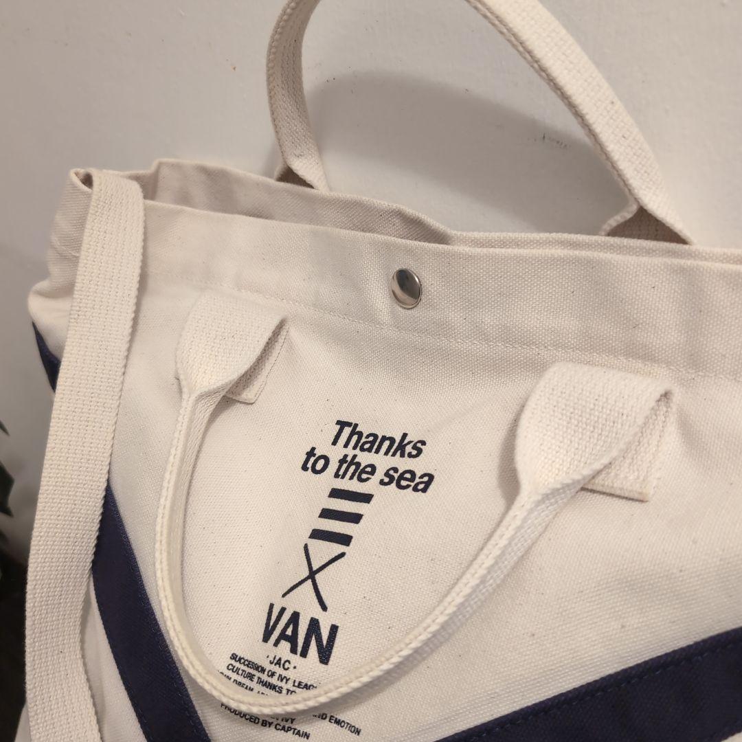 希少品　VAN jac BoatHouse コラボ　トートバッグ