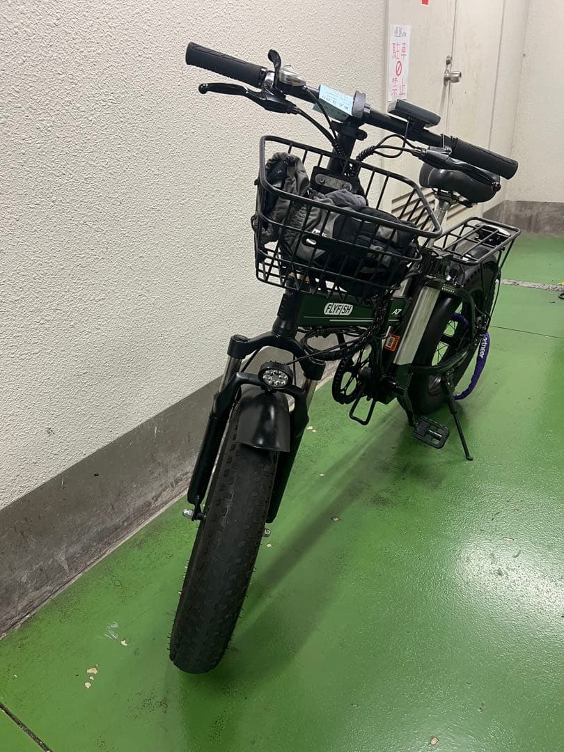 FLYFISH A7 電動アシスト自転車 ブラック　mate フライフィッシュ