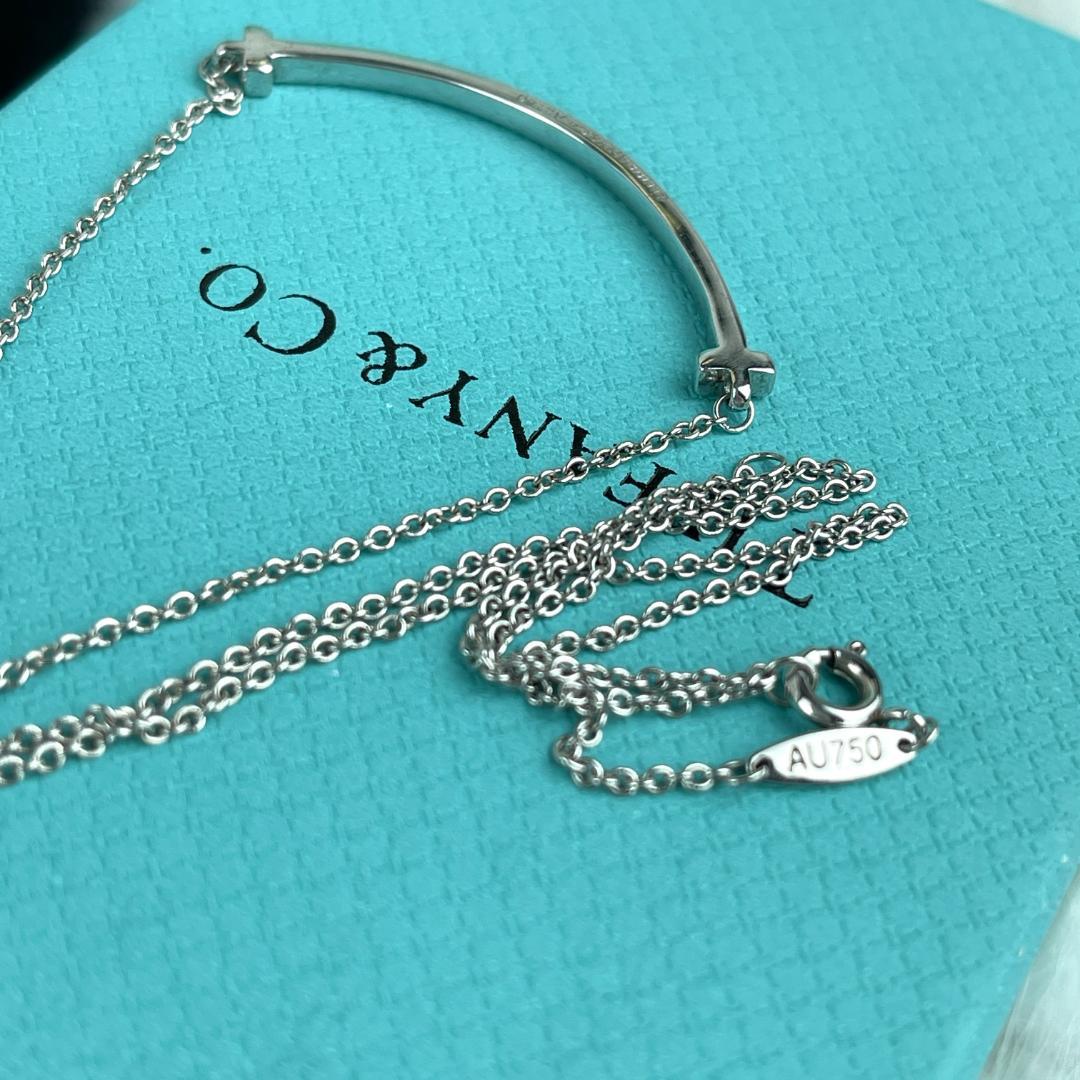 【極美品✨】TIFFANY & Co. ティファニー Tスマイル ネックレス