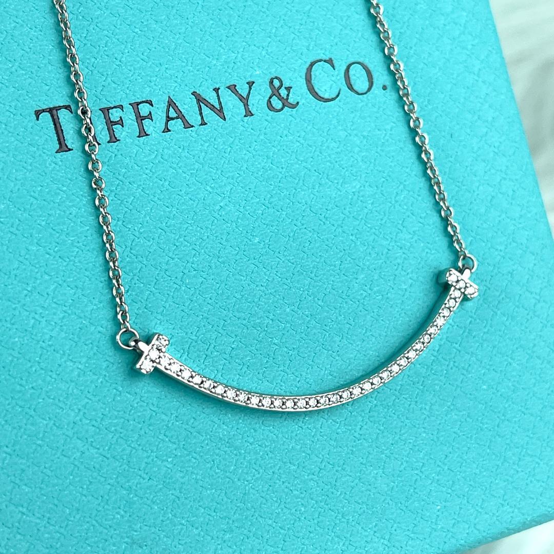 【極美品✨】TIFFANY & Co. ティファニー Tスマイル ネックレス
