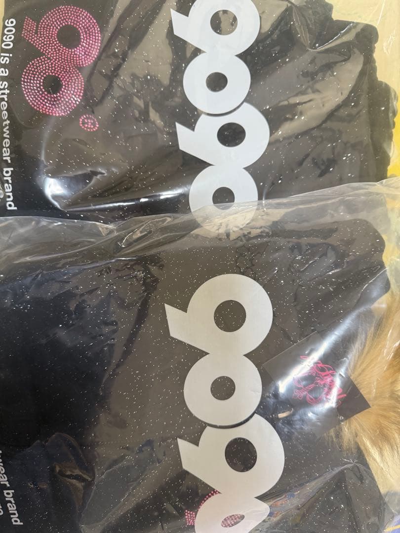 新品　9090 girl セットアップ　90 Logo Glitter 　M