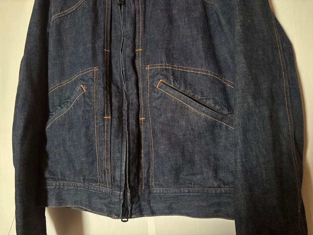 BEAMS＋ デニムトラッカージャケット　ビームスプラス　Gジャン　セルビッジ