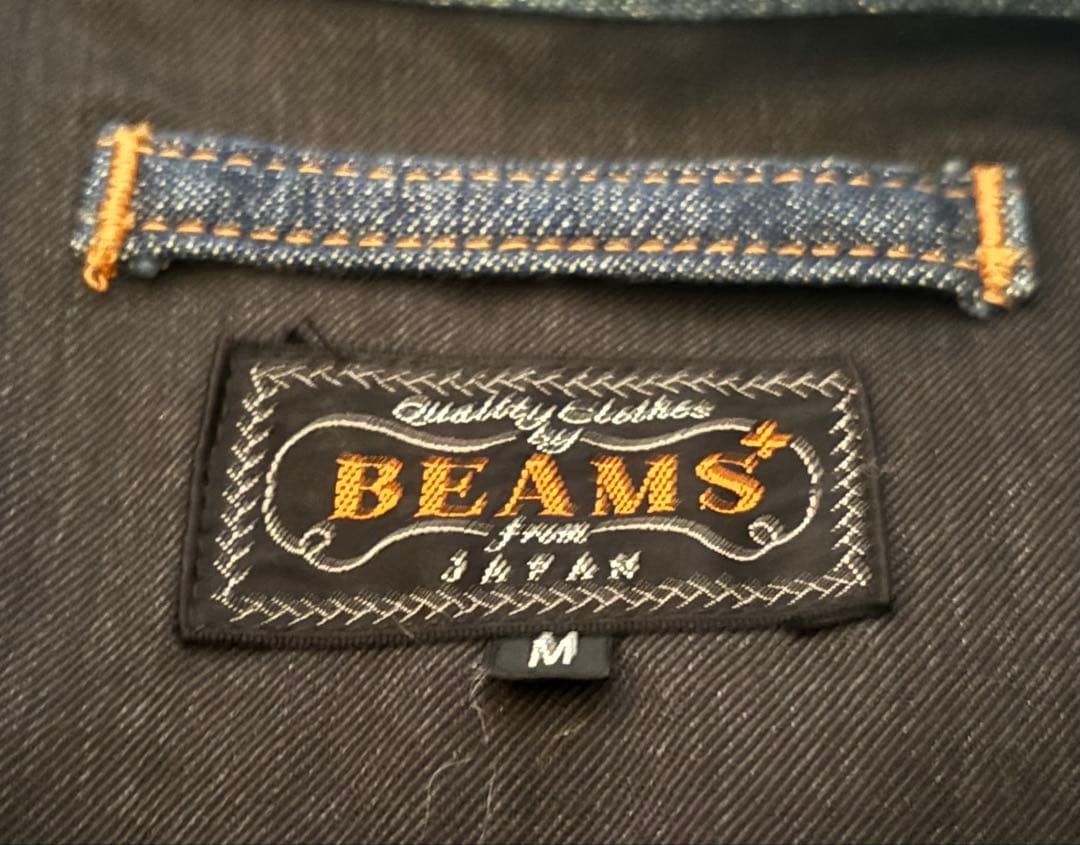 BEAMS＋ デニムトラッカージャケット　ビームスプラス　Gジャン　セルビッジ