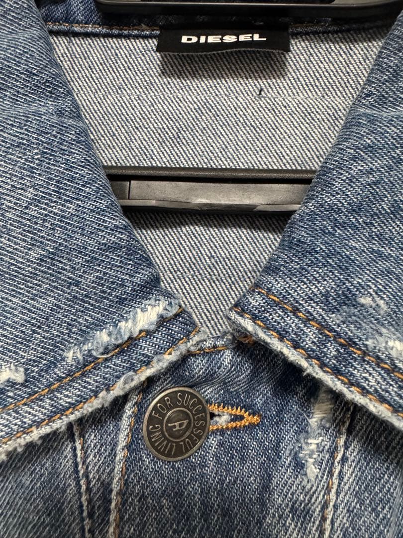 【美品】DIESEL K-BAZ デニムニットジャケット