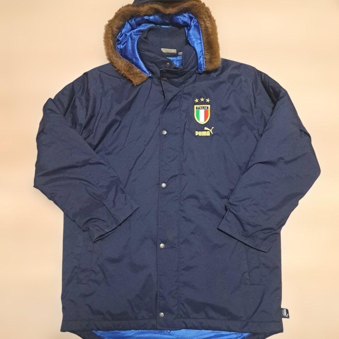 PUMA　プーマ　イタリア代表　ベンチコート　サッカー　L　ヴィンテージ　メンズ