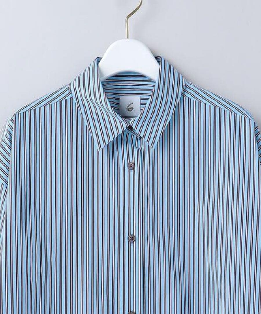 ¥31,900〈6(ROKU)〉STRIRE BACK OPEN SHIRT