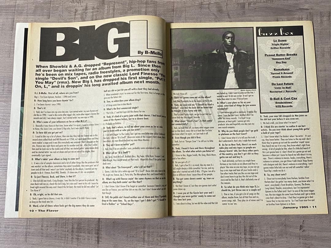 洋楽 Lord Finesse Big L DITC FLAVOR HIPHOP