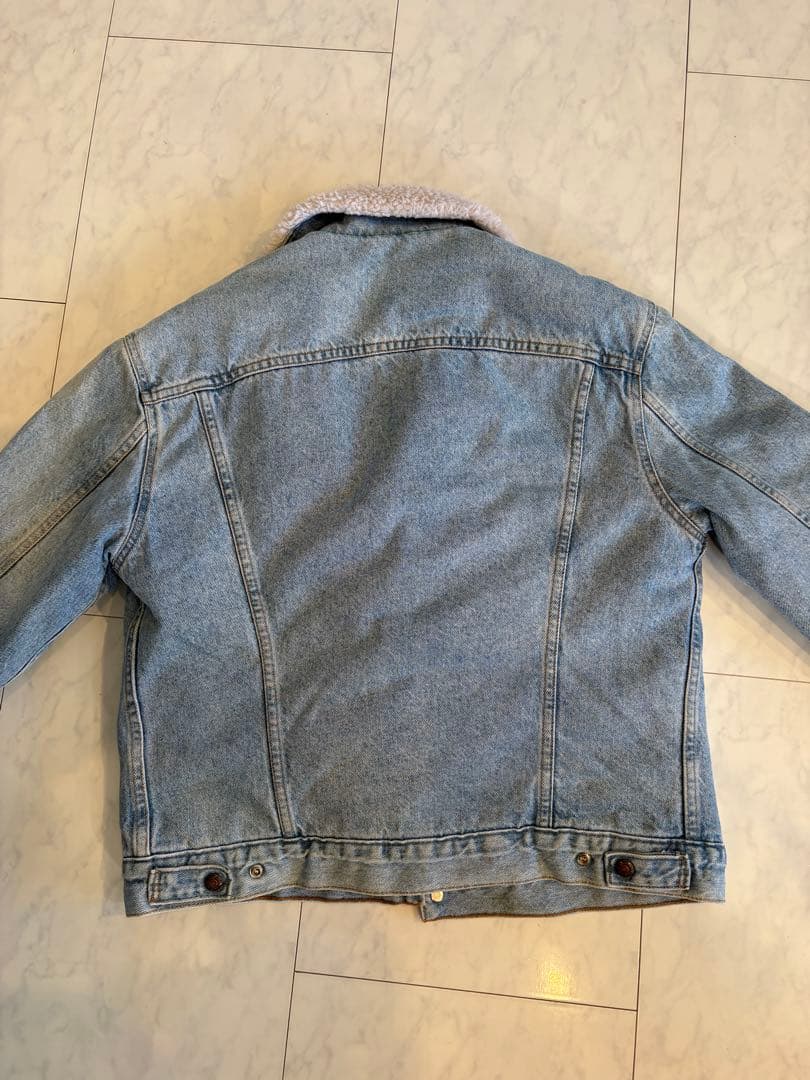 Levi's USA製ビンテージ デニム　ボア　トラッカージャケット　40
