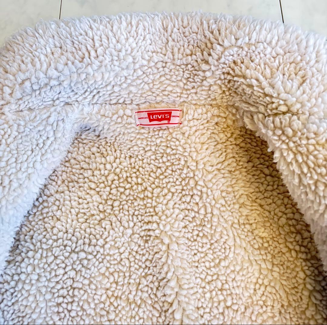 Levi's USA製ビンテージ デニム　ボア　トラッカージャケット　40