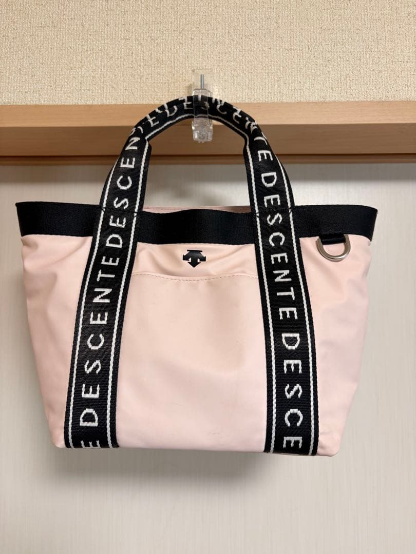★ゴルフ女子おすすめ★DESCENTE バッグセット 黒 ピンク
