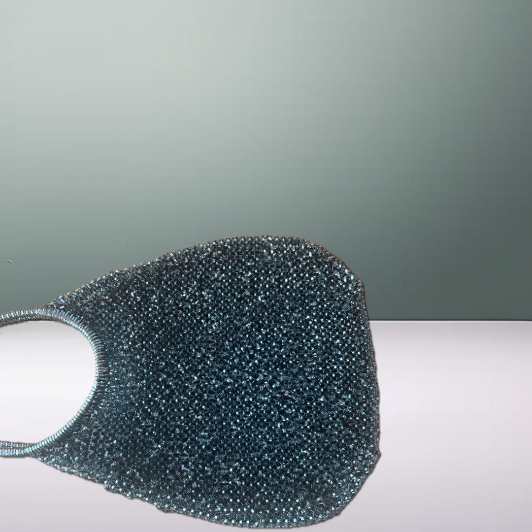 アンテプリマ ワイヤー ハンドバッグ　スタンダード　 シルバーブルー