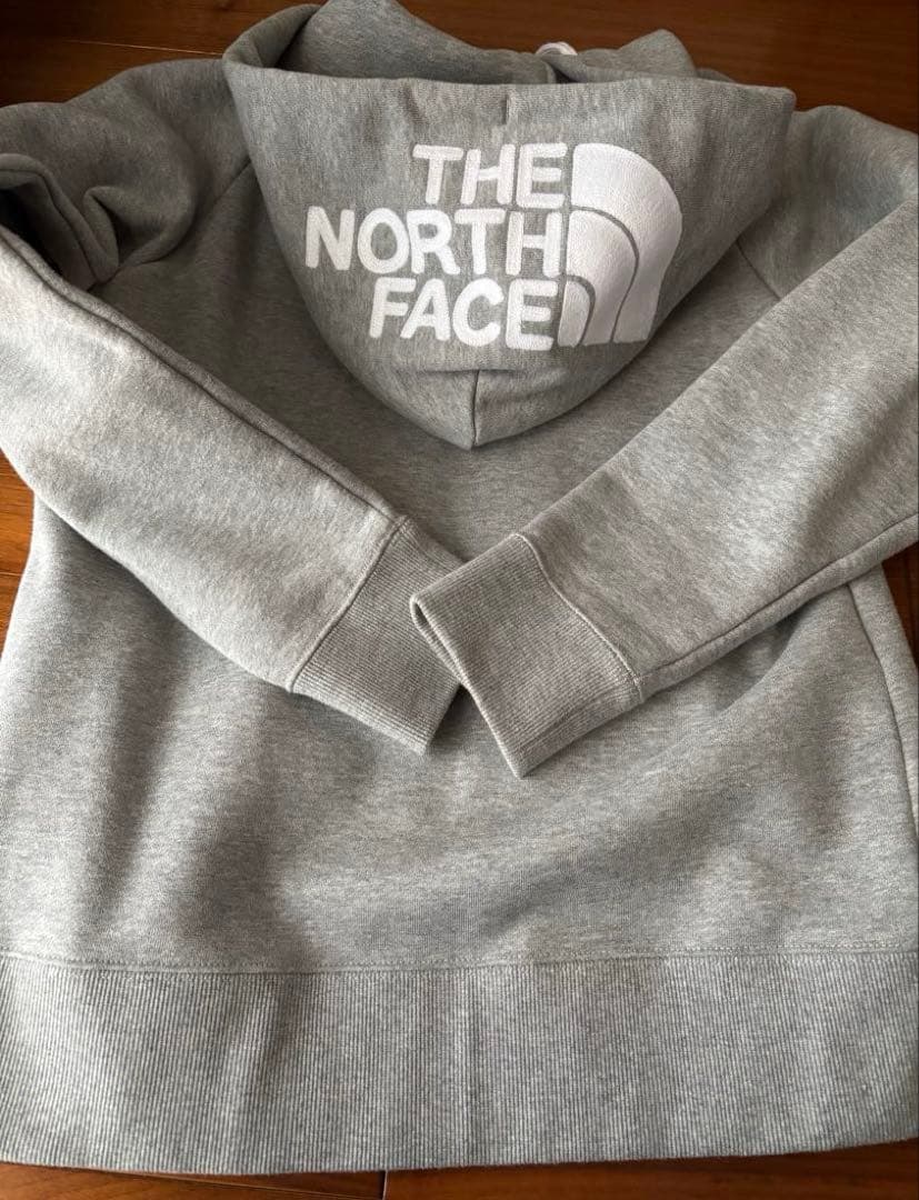 【美品】THE NORTH FACE グレー フルジップパーカー