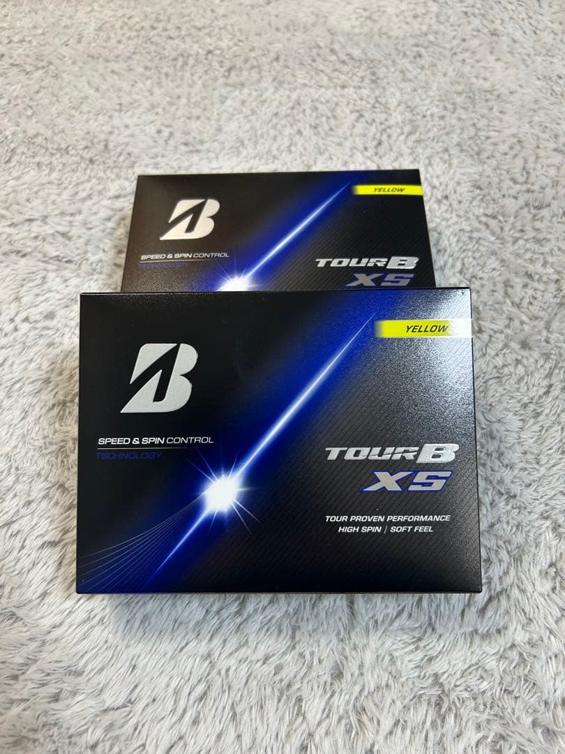 ブリヂストンゴルフボールツアーBXSイエロー2ダース
