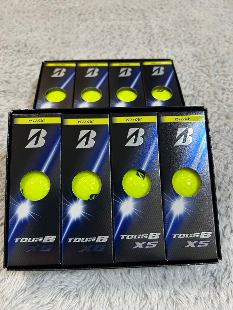 ブリヂストンゴルフボールツアーBXSイエロー2ダース