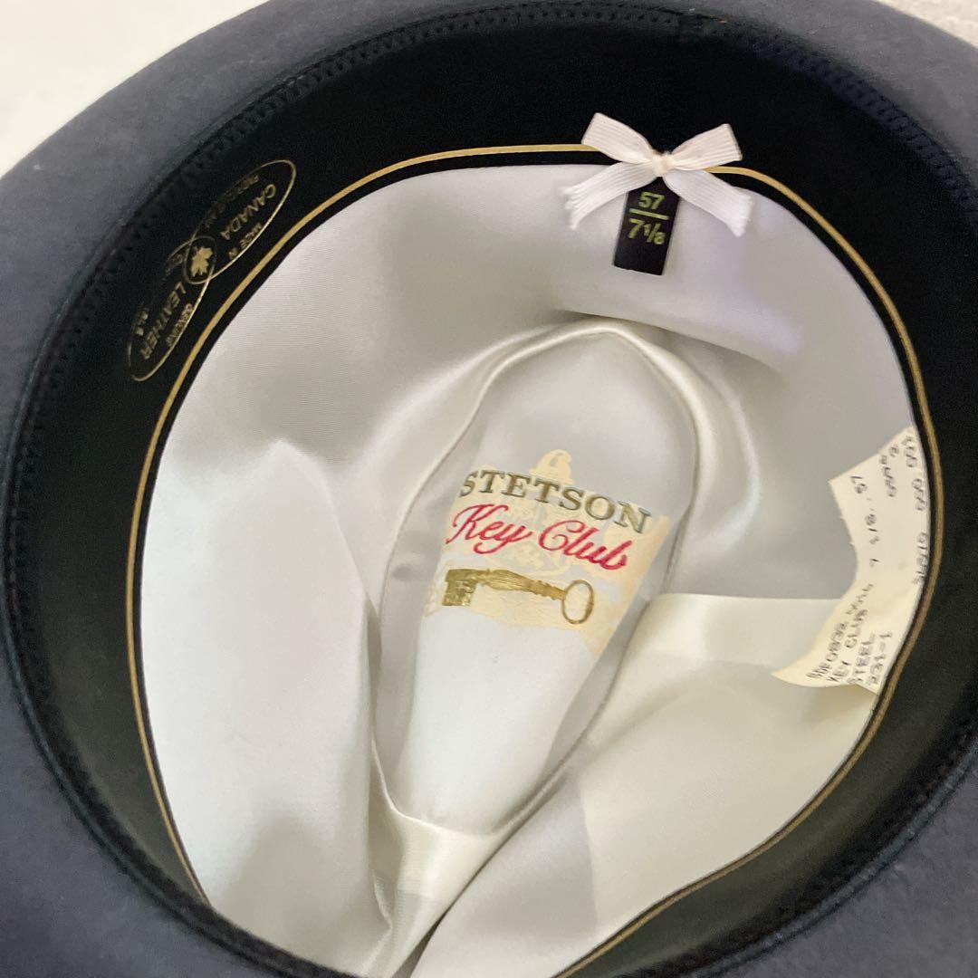60s STETSON ヴィンテージ ハット 中折れ フェルトカナダ製 キムタク