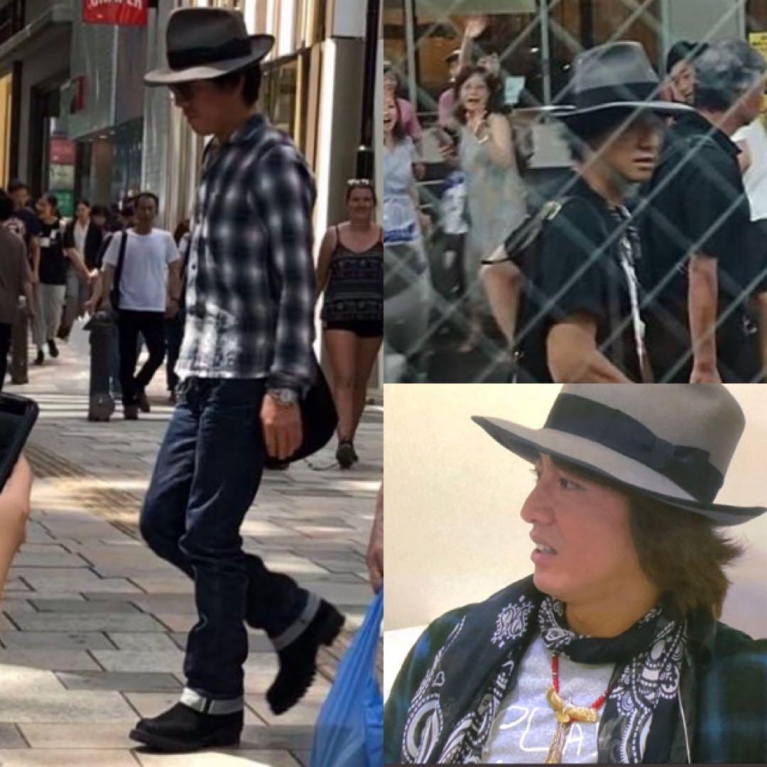 60s STETSON ヴィンテージ ハット 中折れ フェルトカナダ製 キムタク