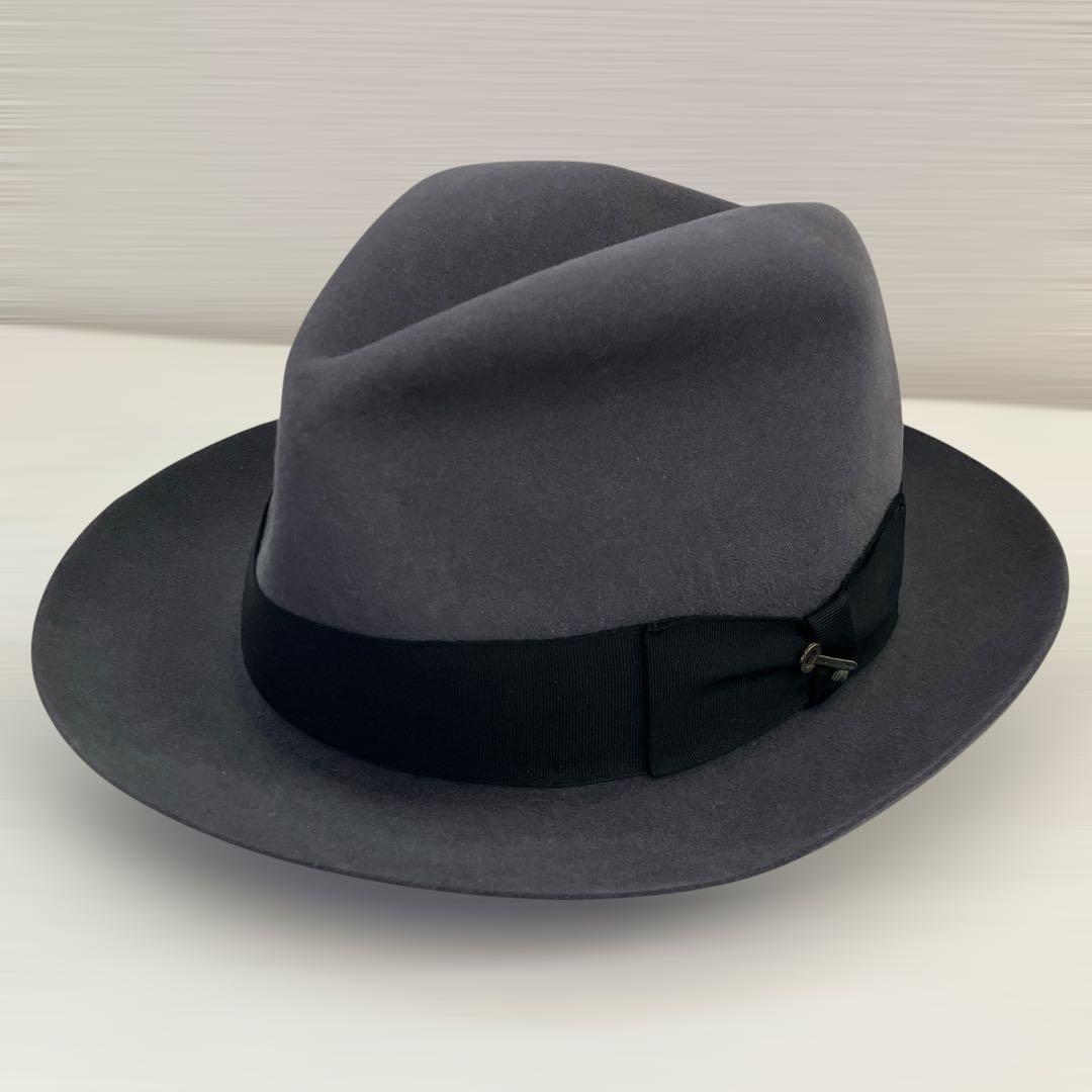 60s STETSON ヴィンテージ ハット 中折れ フェルトカナダ製 キムタク