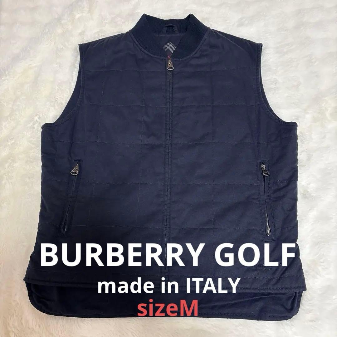 BURBERRY GOLF バーバリー 中綿ベスト ダークネイビー NAVY