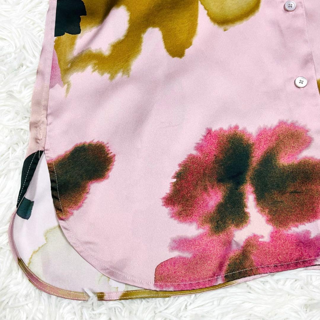 美品✨ ポールスミス マーシュマリーゴールド花柄長袖シャツ 大きいサイズ2XL