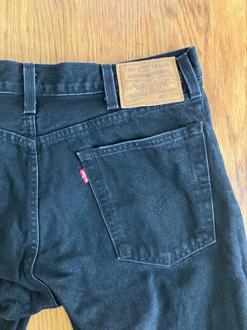 完売商品｜EDIFICE別注 Levi's リーバイス 517｜ブラック｜W32