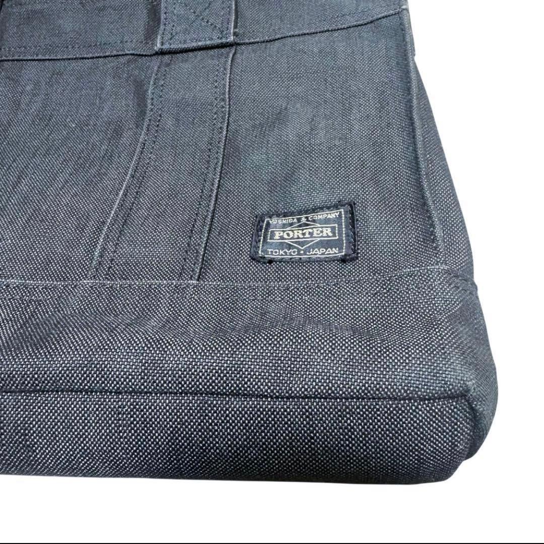 【美品】PORTER ポーター トートバッグ スモーキー キャンバス