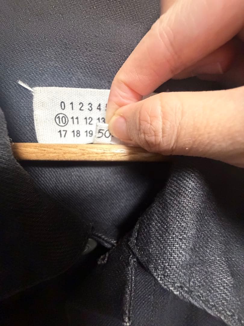 Maison Margiela 20aw ブラックデニムジャケット size50