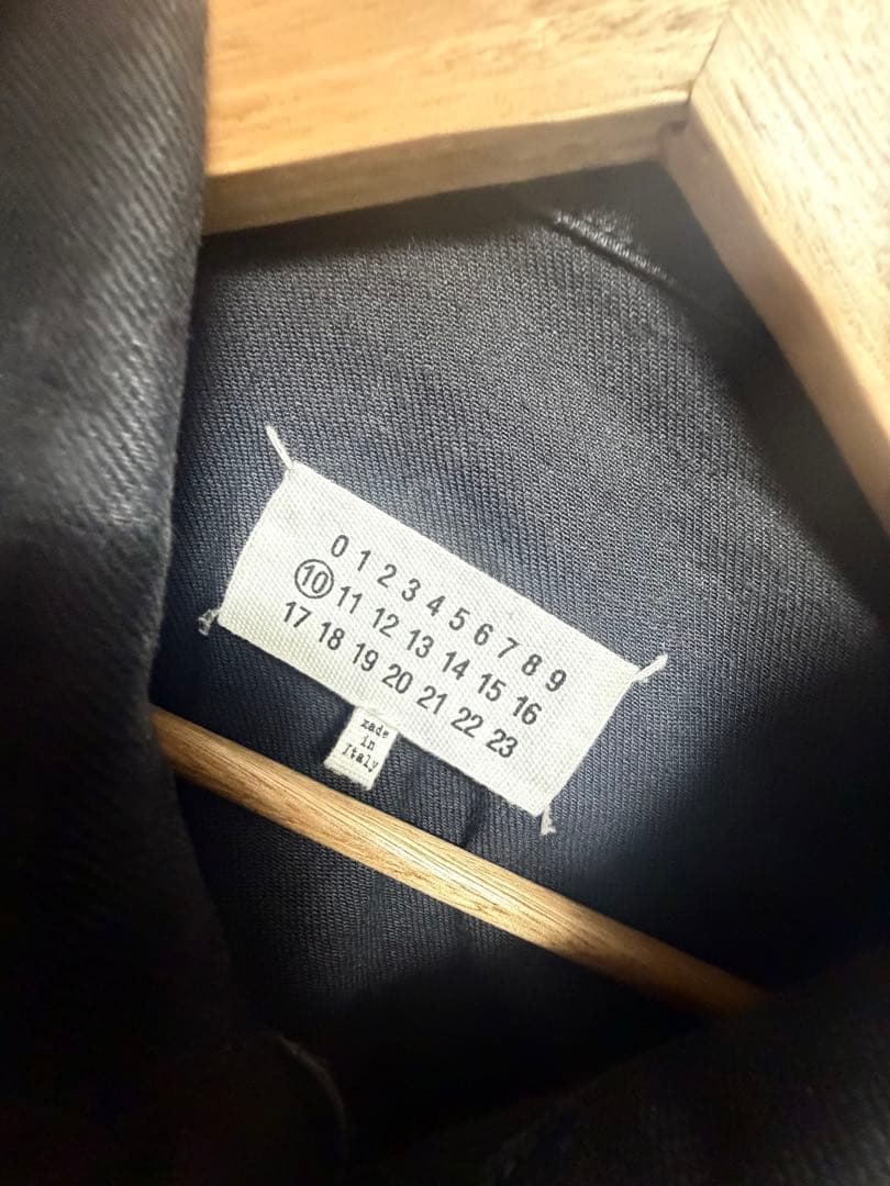 Maison Margiela 20aw ブラックデニムジャケット size50