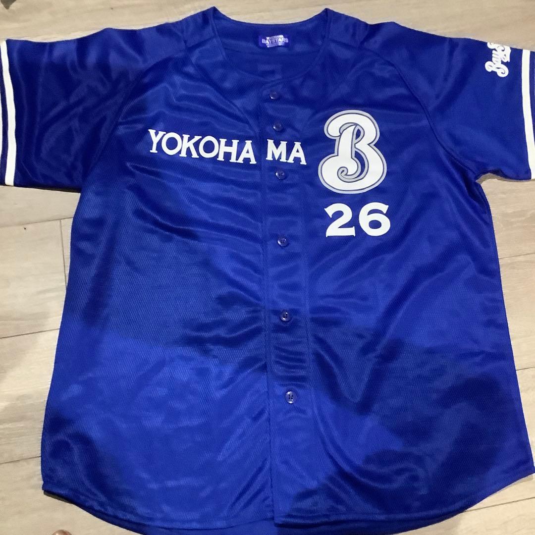 横浜ベイスターズ　佐伯貴弘　ビジターユニフォーム　フリーサイズ