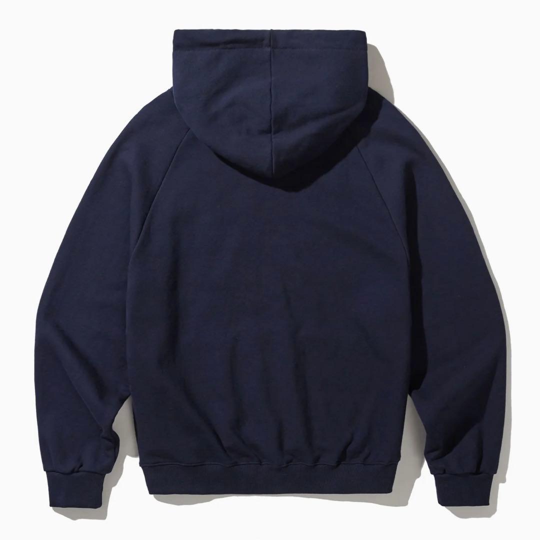 ILLIGO 129 ロゴパッチフードジップアップ パーカー ネイビー M